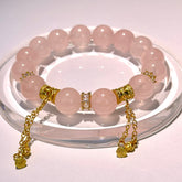 Natural Rose Quartz Bracelet - Emotion & Energy